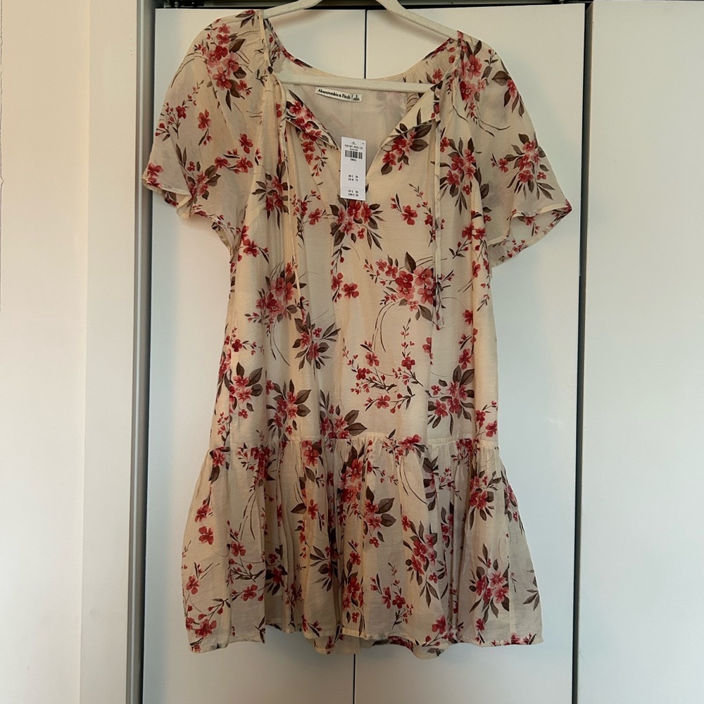 Abercrombie & Fitch Floaty Trapeze Mini Dress